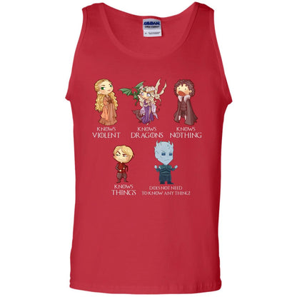 Know Something Game Of Thrones Fan T-shirt Red