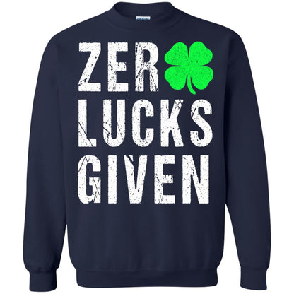 Shamrock Irish Funny Saint Patrick_s Day T-shirt Navy