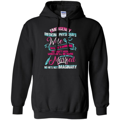 Emergency Medicine Physician's Wife Yes We Are Still Married Shirt Black