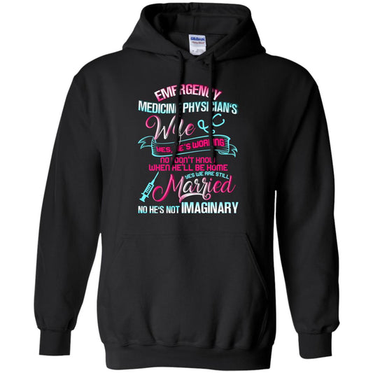 Emergency Medicine Physician's Wife Yes We Are Still Married Shirt Black