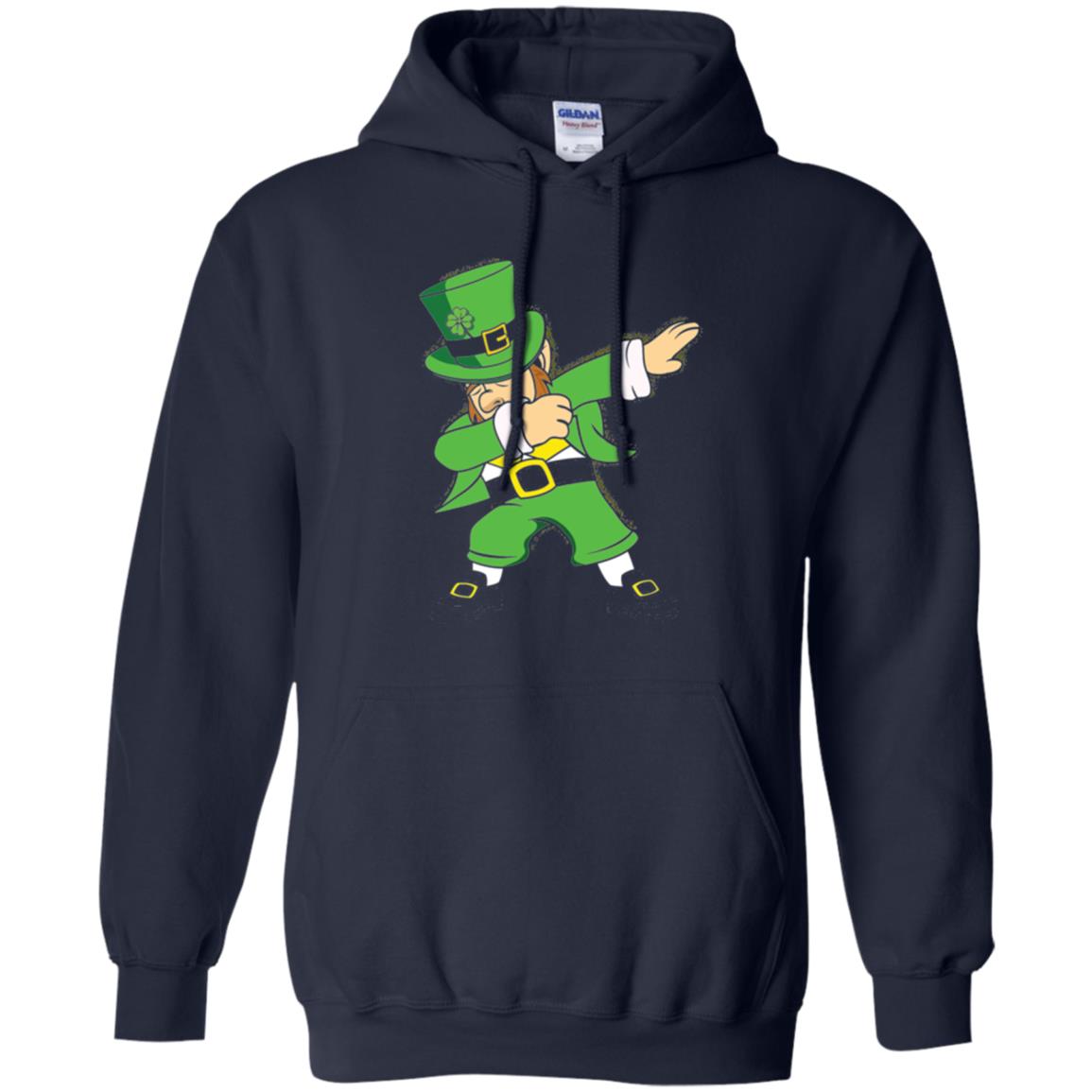St. Patrick_s Day T-shirt Irish Dabbing T-shirt Navy