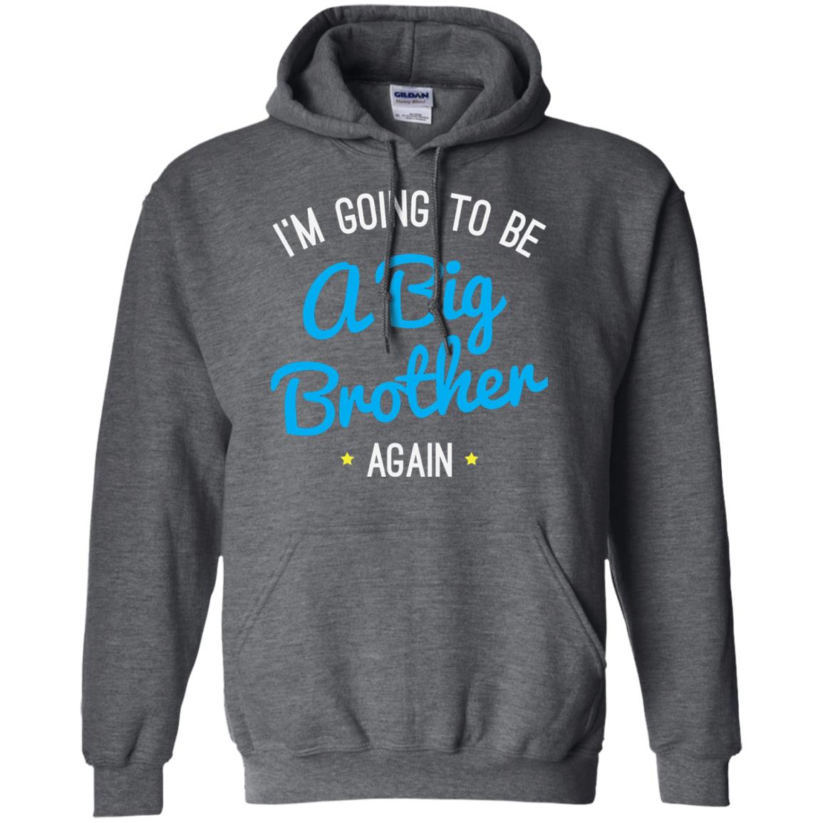 Big Brother Again T-shirt Happy New Baby Dark Heather