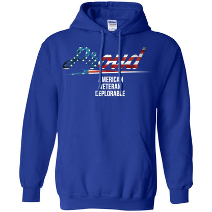 Veteran T-shirt Proud American Veteran Deplorable Royal