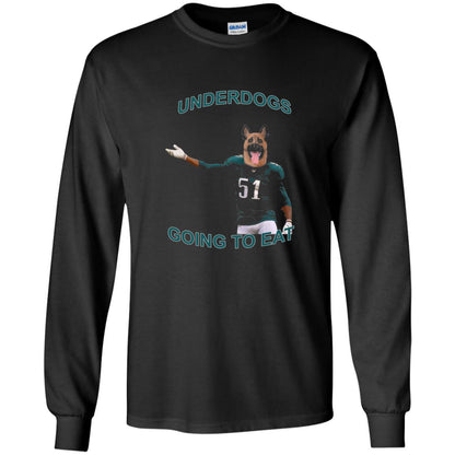 Football T-shirt Underdogs Going To Eat