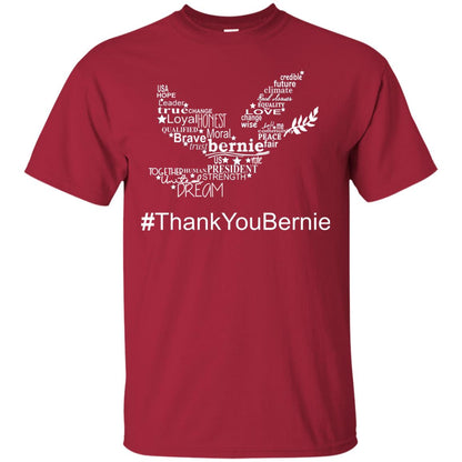 Hash Tag Thank You Bernie Shirts Cardinal