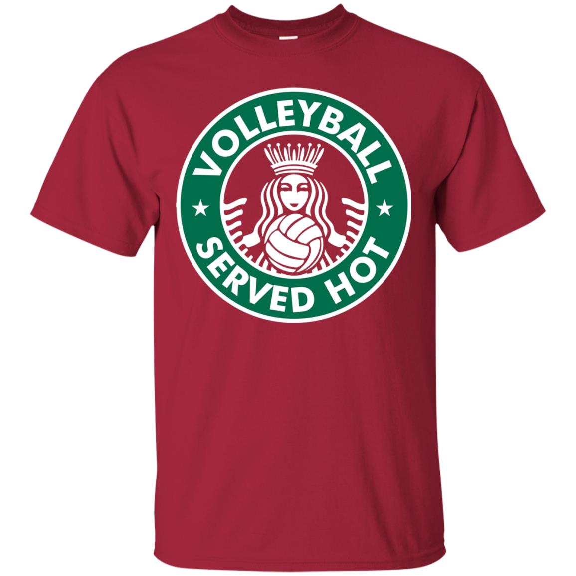 Volleyball Served Hot Great Volleyball Player Shirt Cardinal