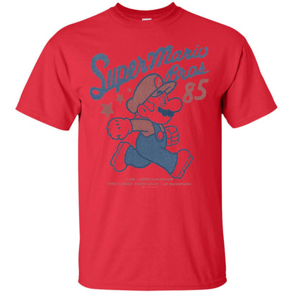 Nintendo Super Mario Brothers 85 Vintage Stars T-shirt Red