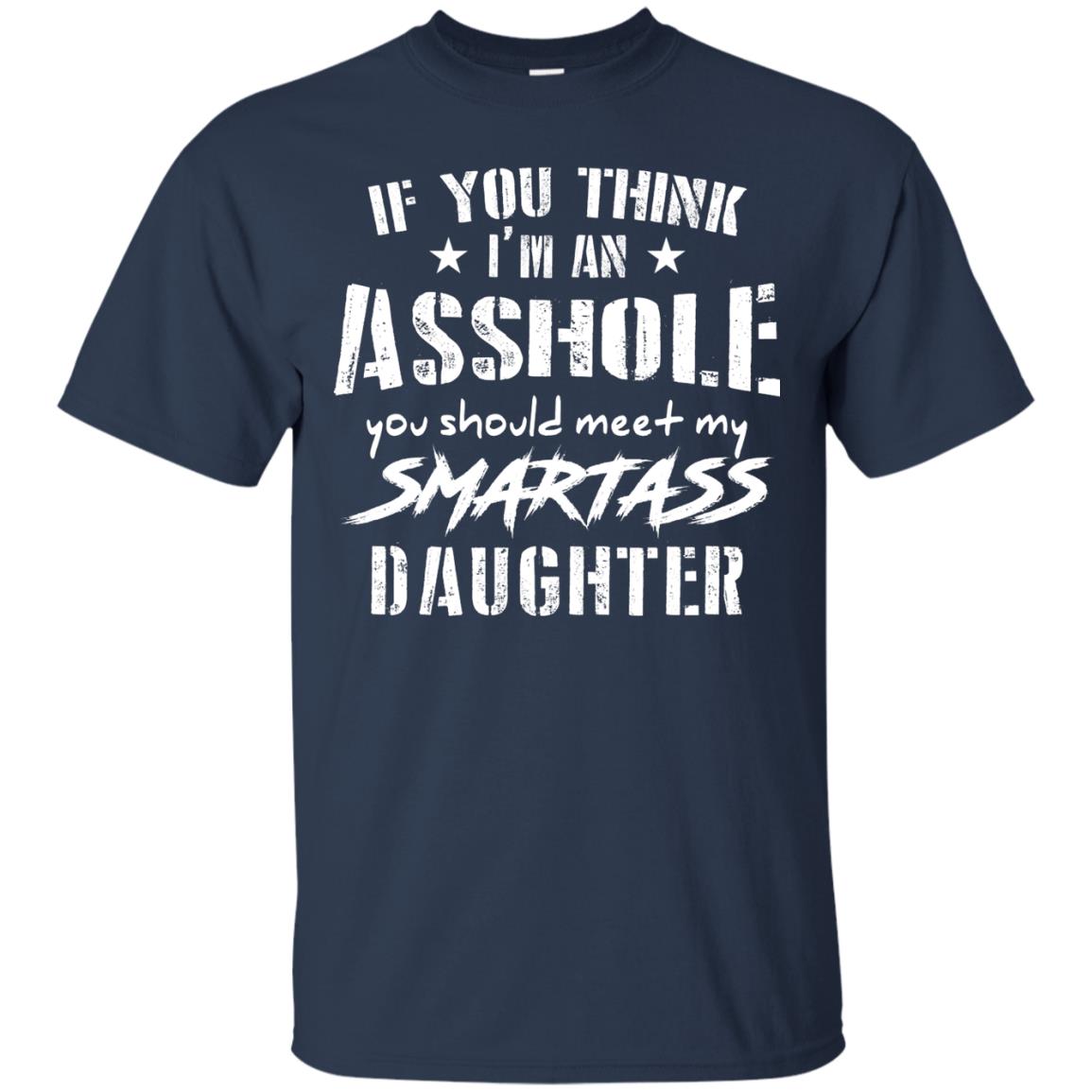 You Should Meet My Daughter Daddy T-shirt Navy
