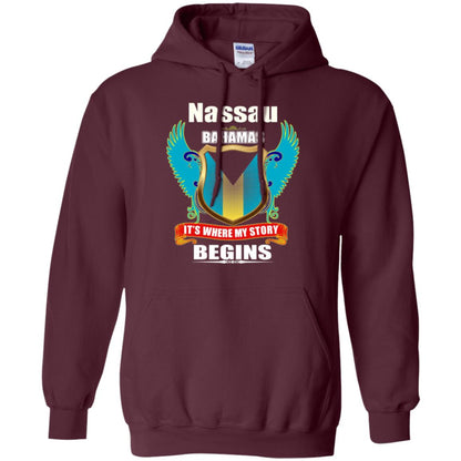 Bahamian T-shirt Nassau Bahamas T-shirt Maroon