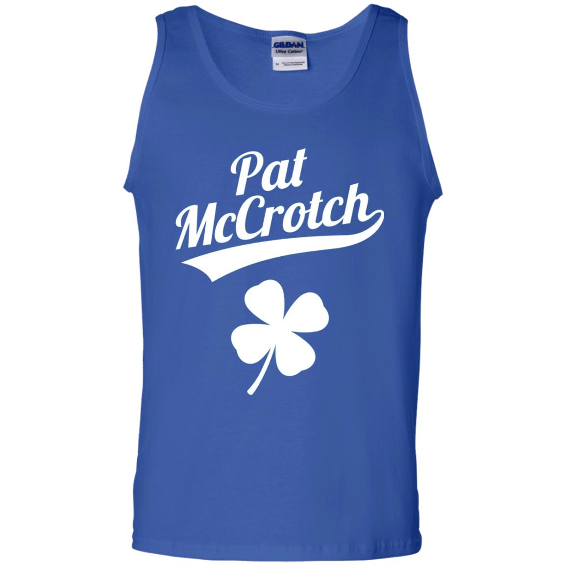 Funny Pat Mccrotch St. Patricks Shamrock T-shirt Royal
