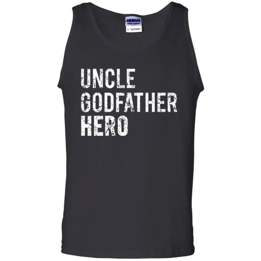 Family T-shirt Uncle Godfather Hero Black