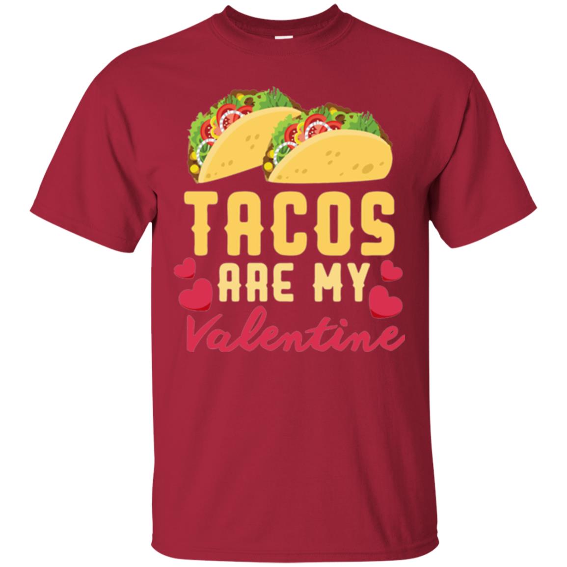 Funny Valentines Day Shirt Tacos Lovers Love Heart Gift Shirt Cardinal