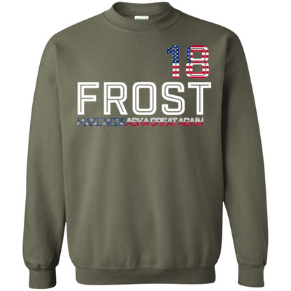 Frost 2018 T-shirt Make Nebraska Great Again Military Green