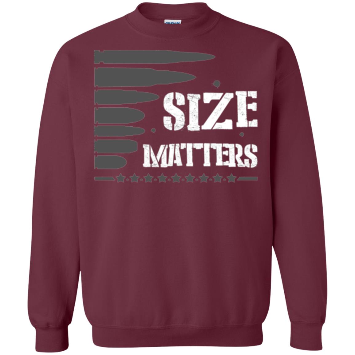 Hunter T-shirt Size Matters Maroon
