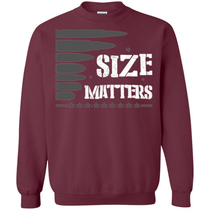 Hunter T-shirt Size Matters Maroon