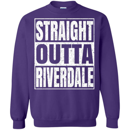 United States T-shirt Straight Outta Riverdale Purple