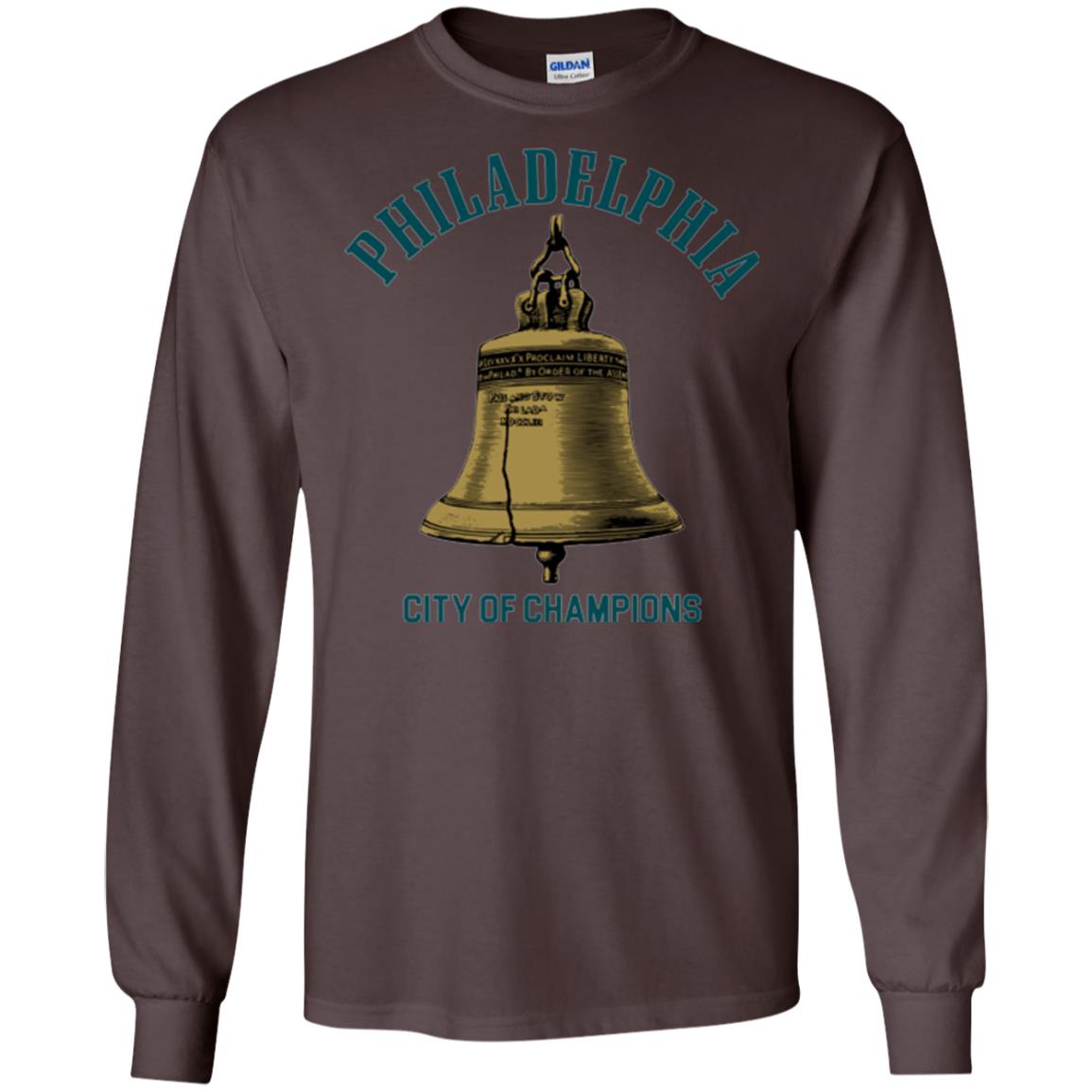 Football T-shirt Philadelphia City Of Champions Dark Chocolate