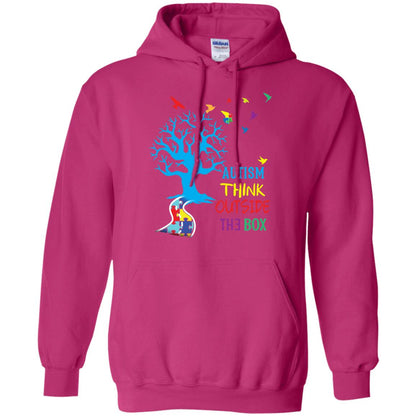 Autism Awareness T-shirt Autism Think Outside Heliconia