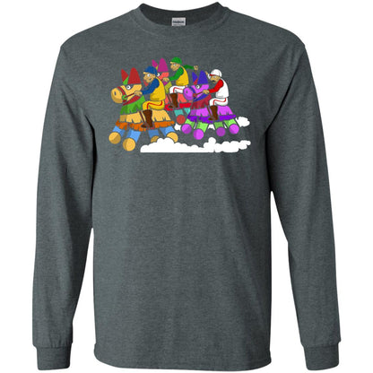 Derby Party Pinata Jockeys Cinco De Mayo Horse Race Shirt Dark Heather
