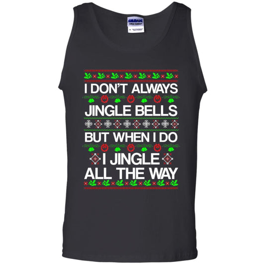Christmas T-shirt I Don't Always Jingle Bells Black