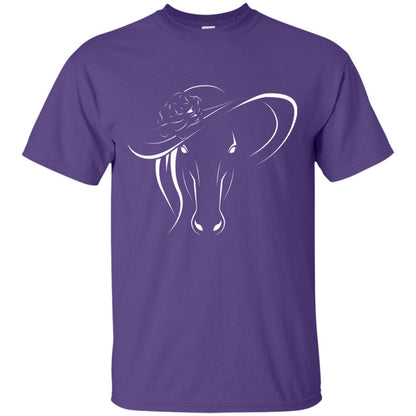 Derby Horse In Derby Womens Hat Derby Shirt Purple