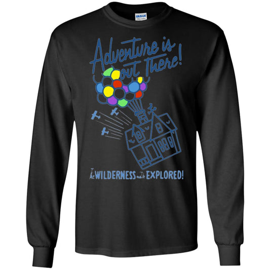 Adventure Is Out There T-shirt Black