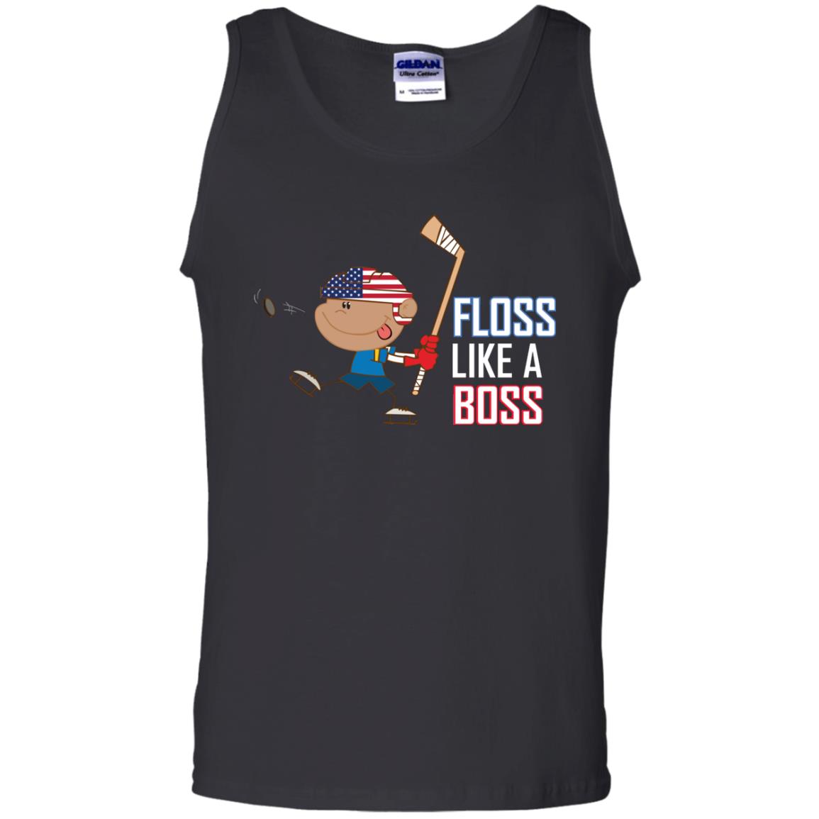 Floss Like A Boss Shirt For Hockey PlayersG220 Gildan 100% Cotton Tank Top