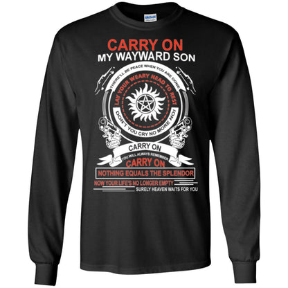 Carry On My Wayward Sonthere Will Be Place When You Are Done Black