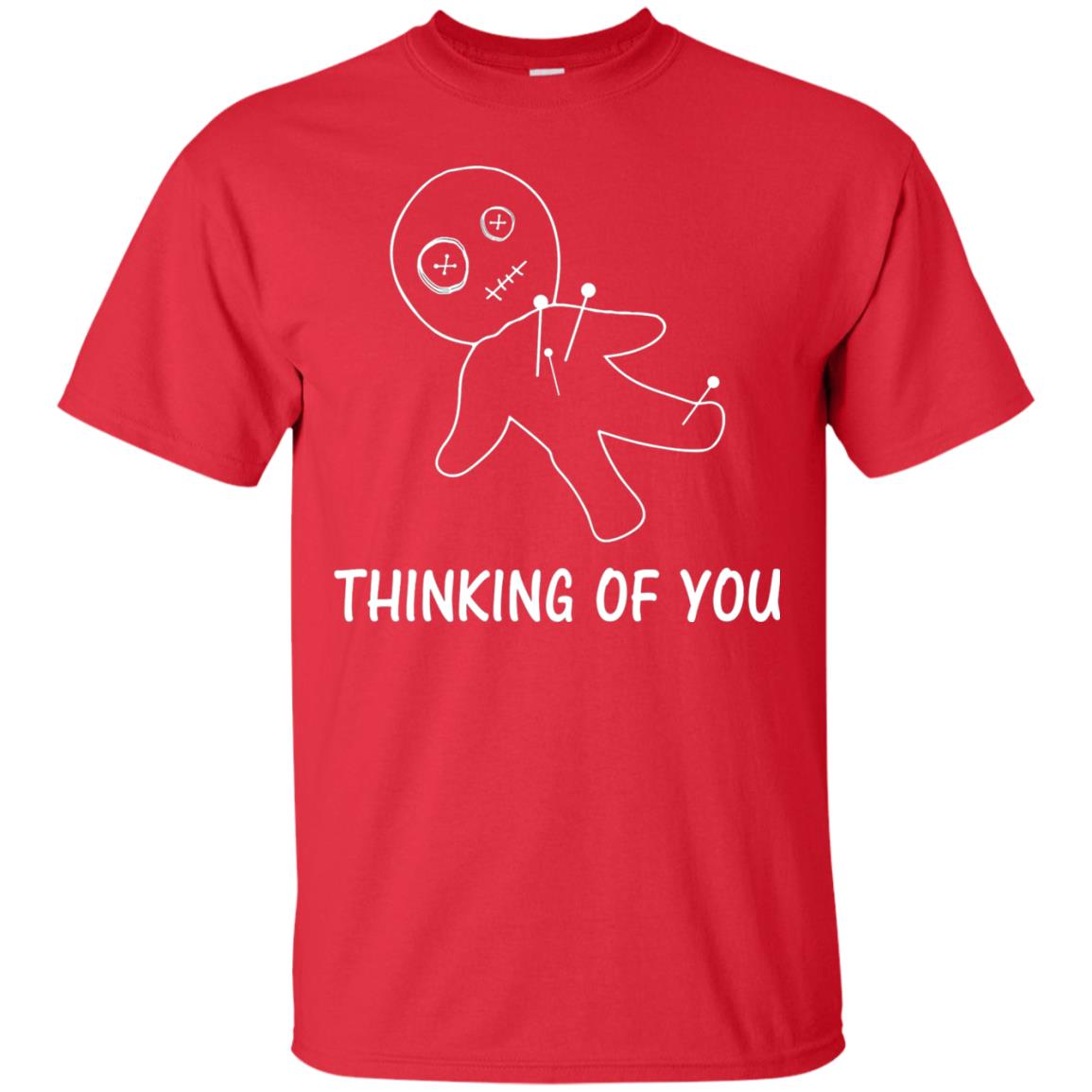 Thinking Of You Voodoo Doll T-shirt Red