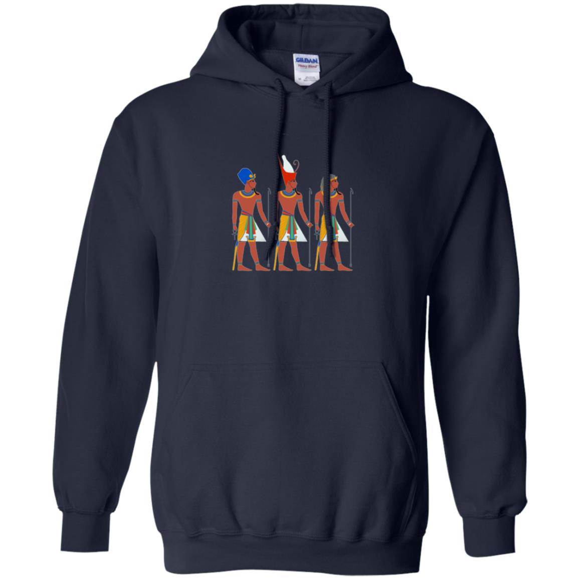 Ancient Egypt Pharaoh Art T-shirt Navy