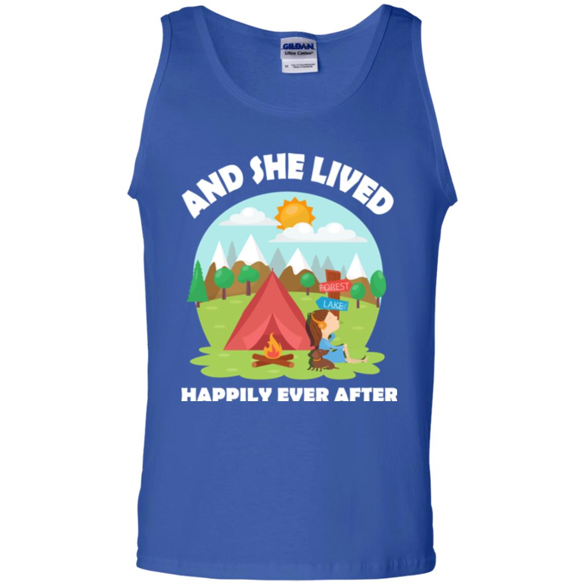 And She Lived Happily Ever After T-shirt Royal