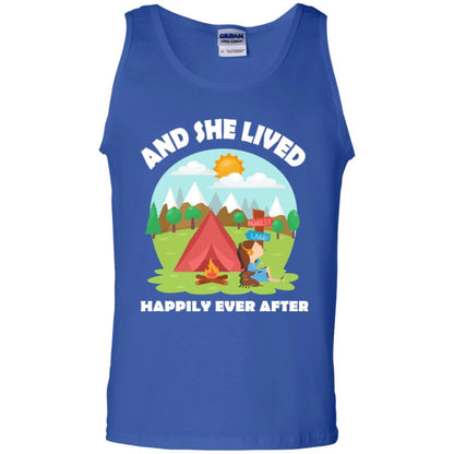 And She Lived Happily Ever After T-shirt Royal