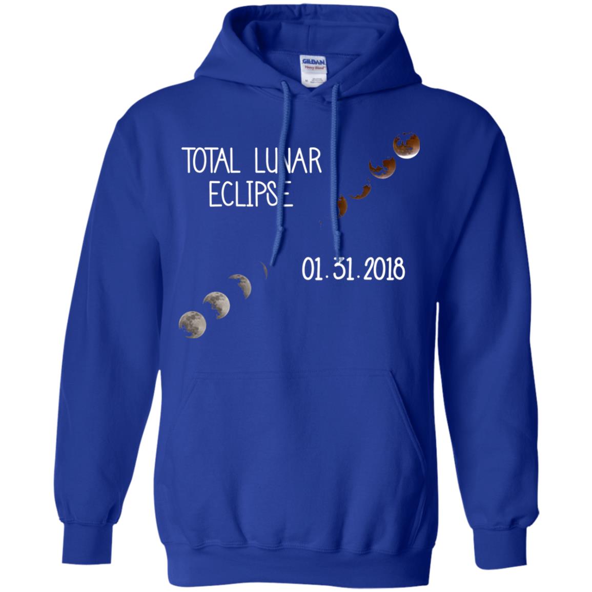 Total Lunar Eclipse 01-31-2018 Celebration Shirt Royal