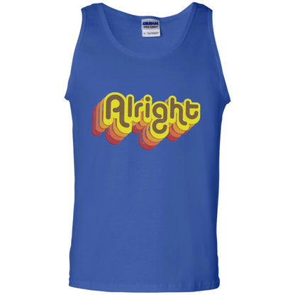 Alright Alright Shirt Funny Retro 70s Royal