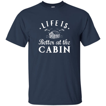 Life Is Better At The Cabin T-shirt Navy