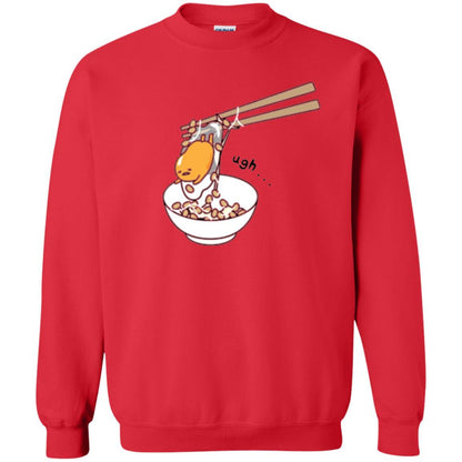 Cartoon T-shirt Gudetama Chopsticks Red