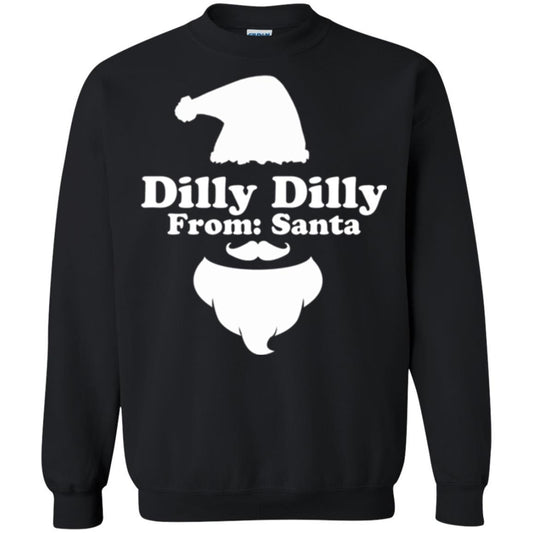 Christmas T-shirt Dilly Dilly From Santa Claus T-shirt Black