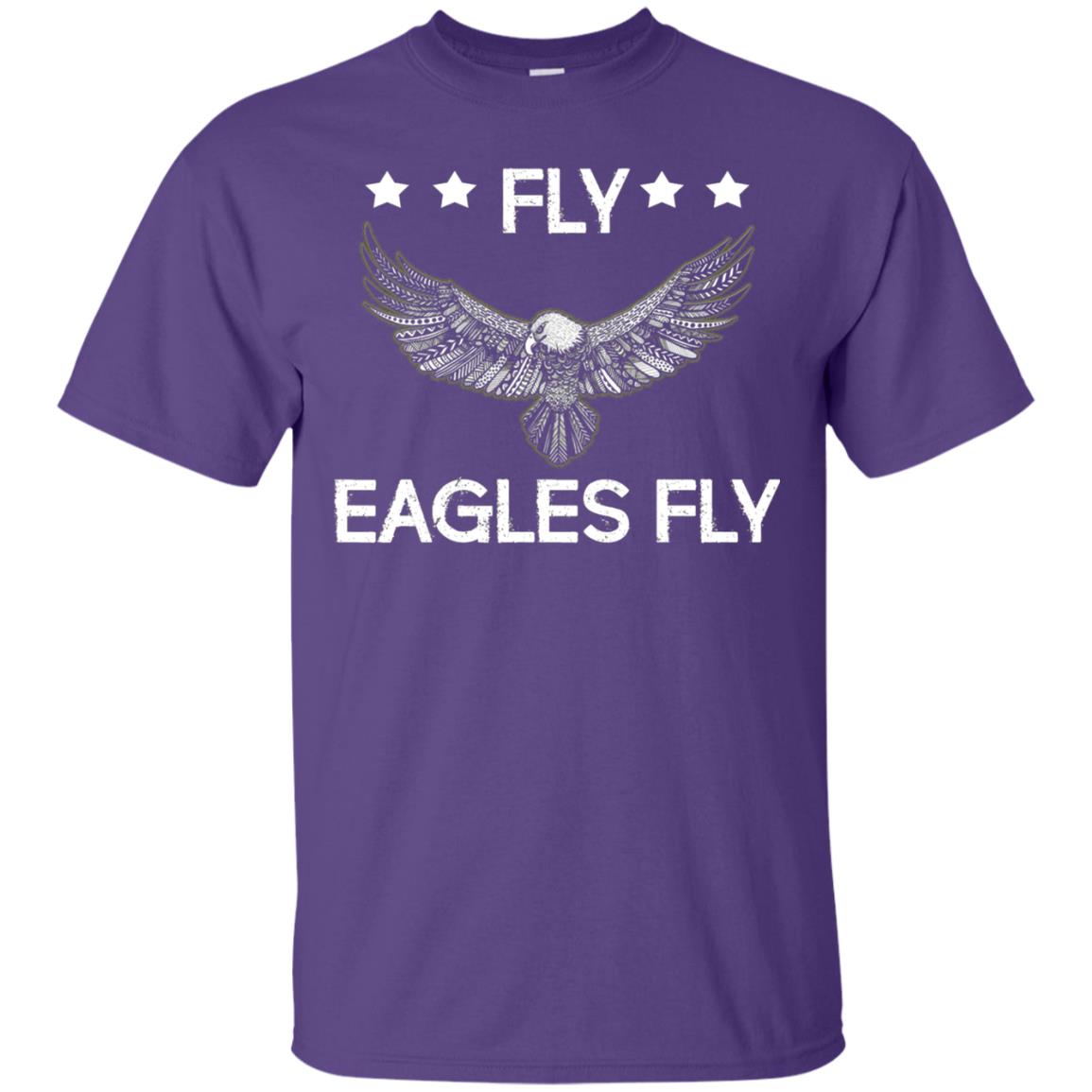 Flying Eagles Fly T-shirt Purple