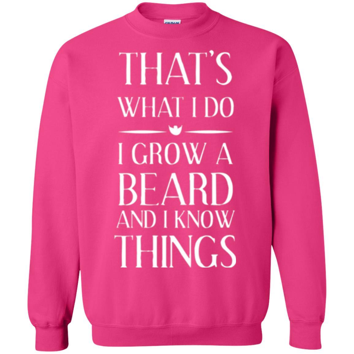 Beard T-shirt That_s What I Do I Grow A Beard Heliconia