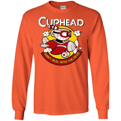 Moive T-shirt Don_t Deal With The Devil Orange