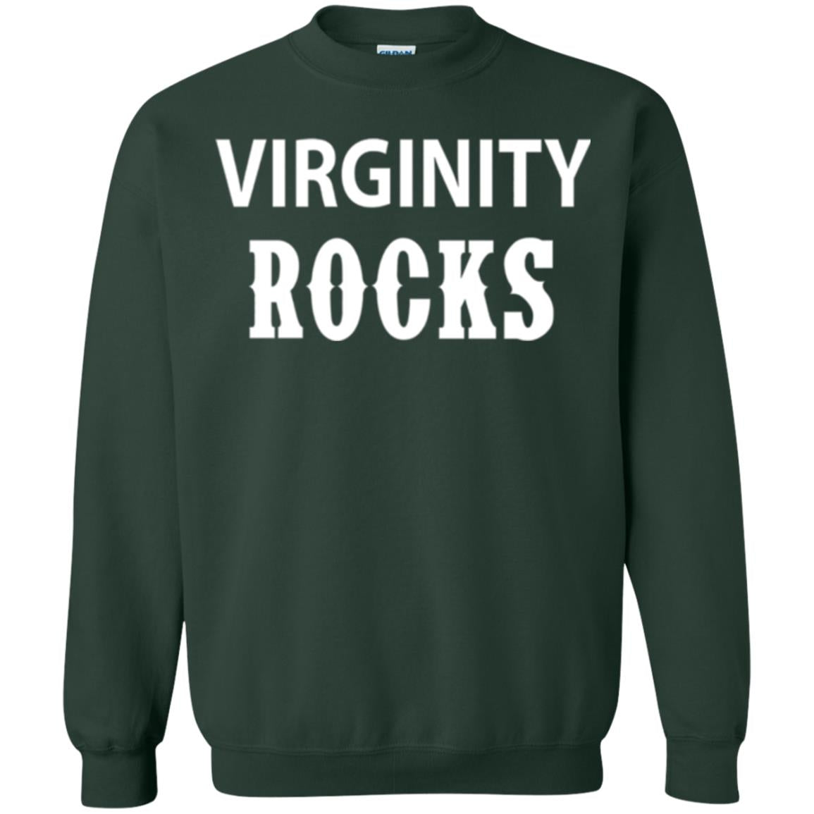 Virginity Rocks T-shirt Forest Green