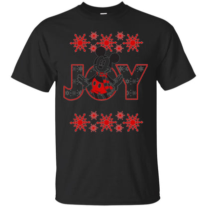 Christmas T-shirt Disney Mickey Mouse Joy Black