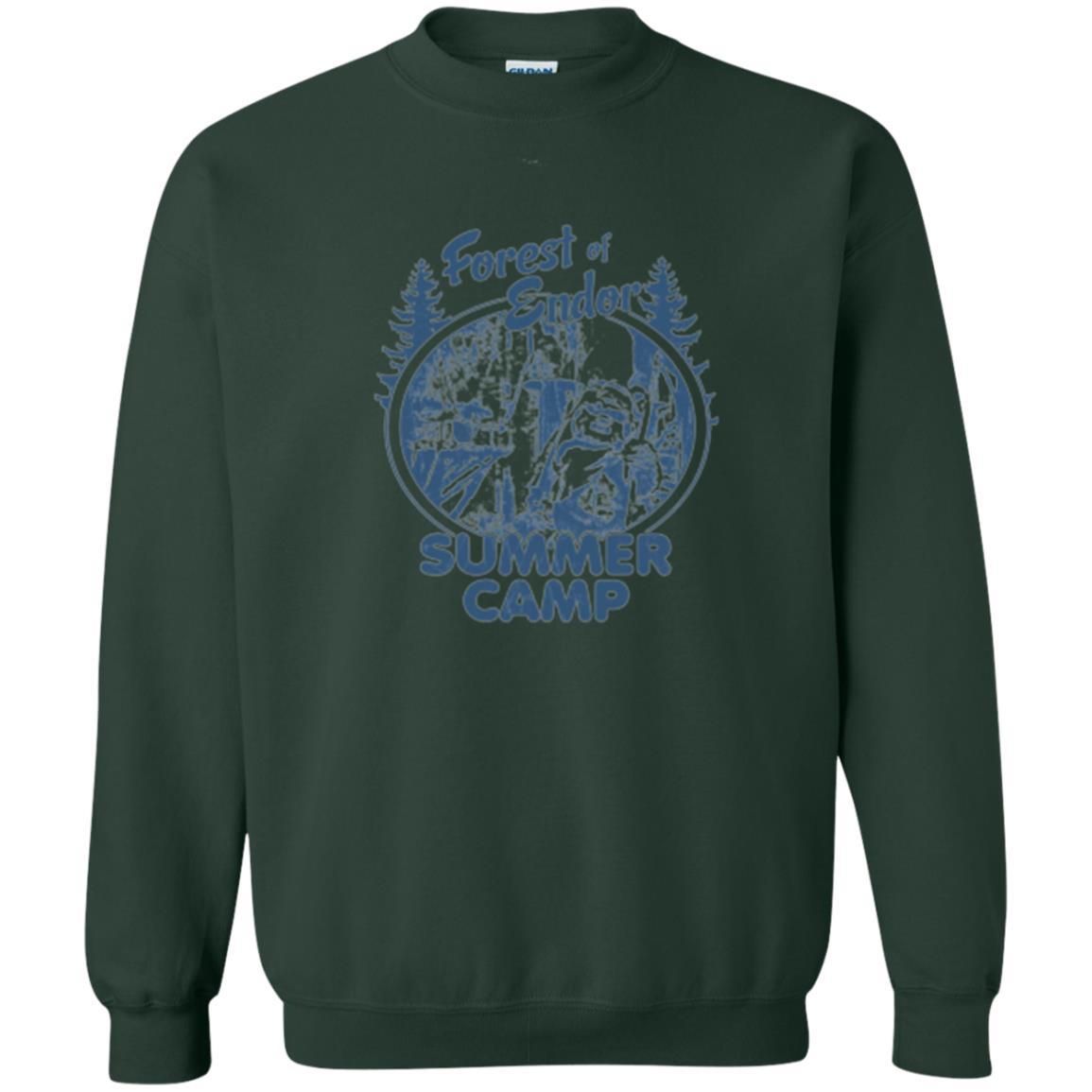 Film T-shirt Wicket Ewoks Endor Forest Summer Camp Forest Green