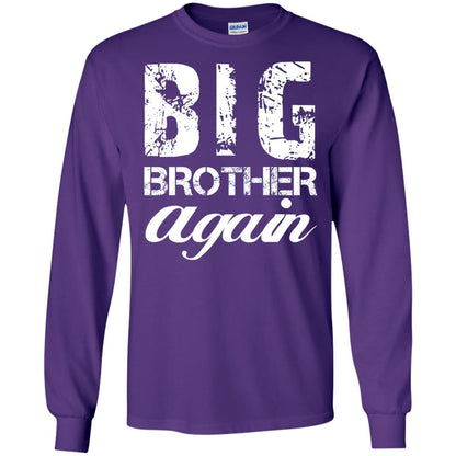 Big Brother Again T-shirt New Baby Purple