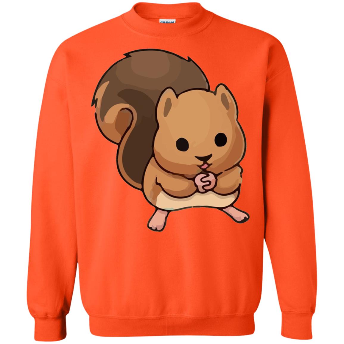 Cute Squirrel Graphic T-shirt Orange