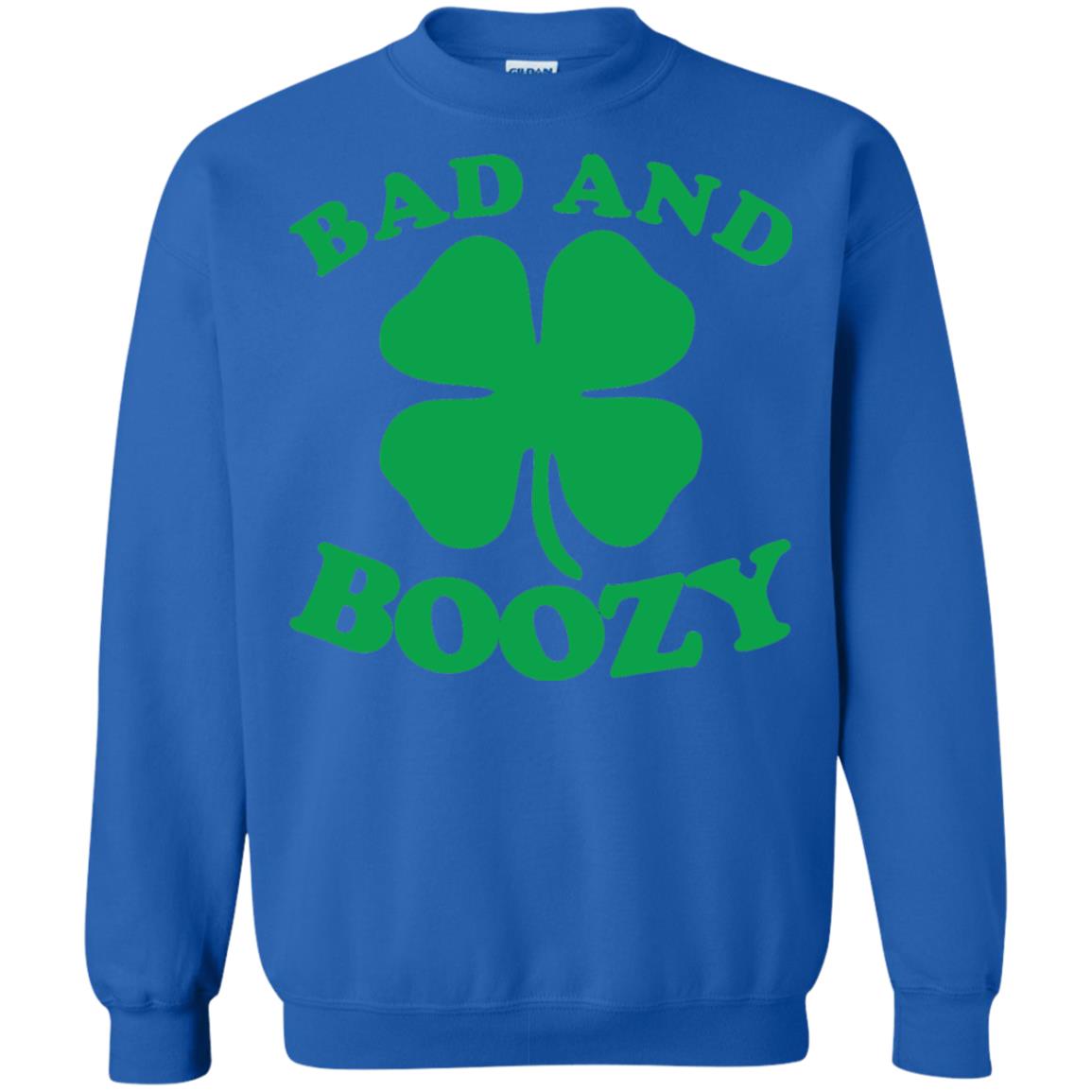 Bad And Boozy Saint Patricks Day T-shirt Royal