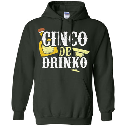 Cinco De Mayo Drinko Celebration T-shirt Forest Green