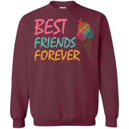 Best Friends Forever Ice Cream Lover T-shirt Maroon