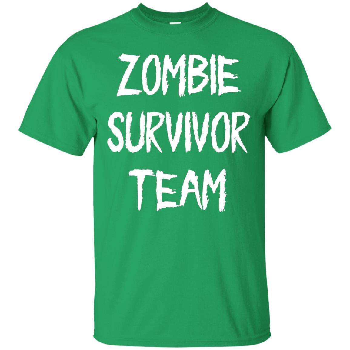 Zombie Lover T-shirt Zombie Survivor Team Irish Green