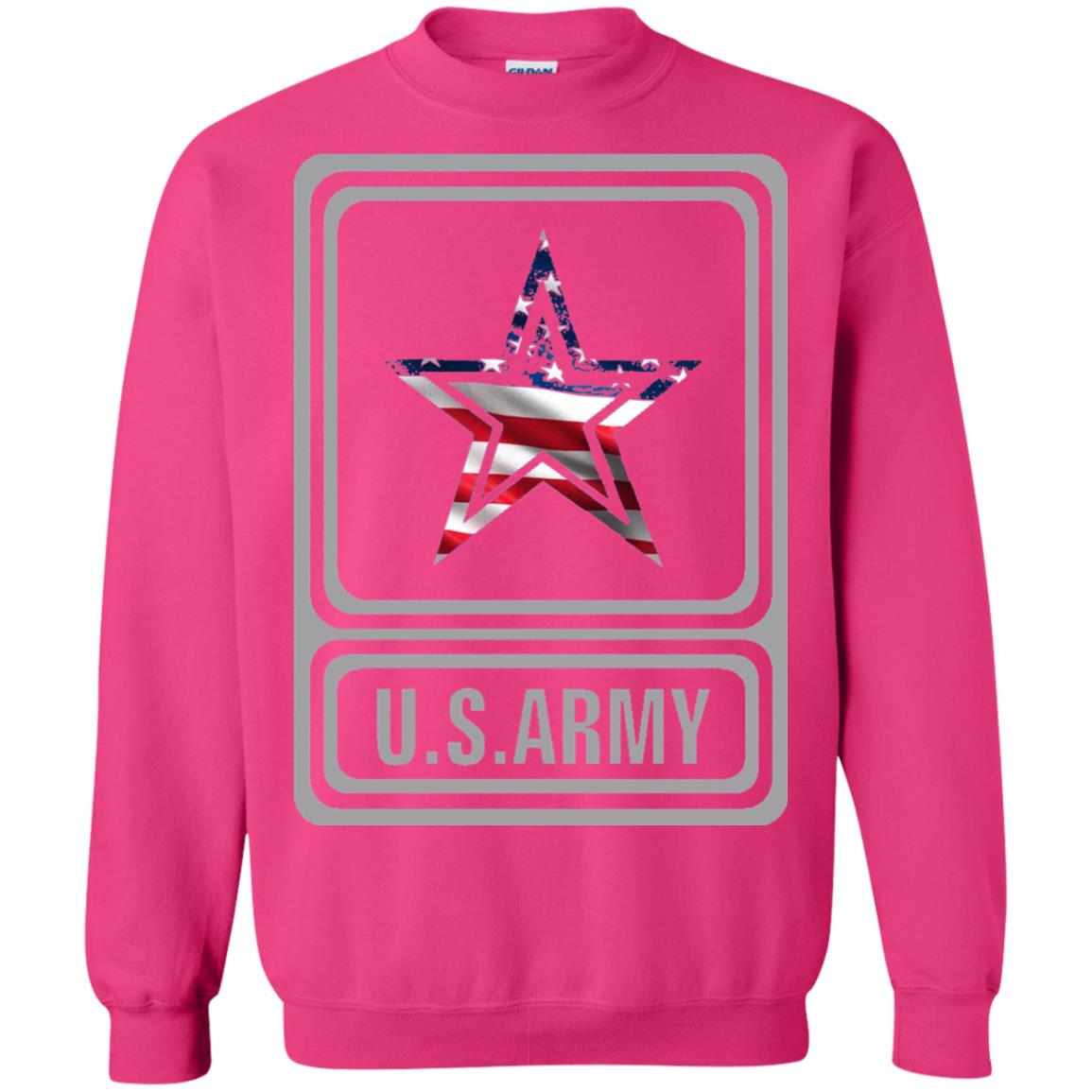 United States Army Original Us Flag T-shirt Heliconia
